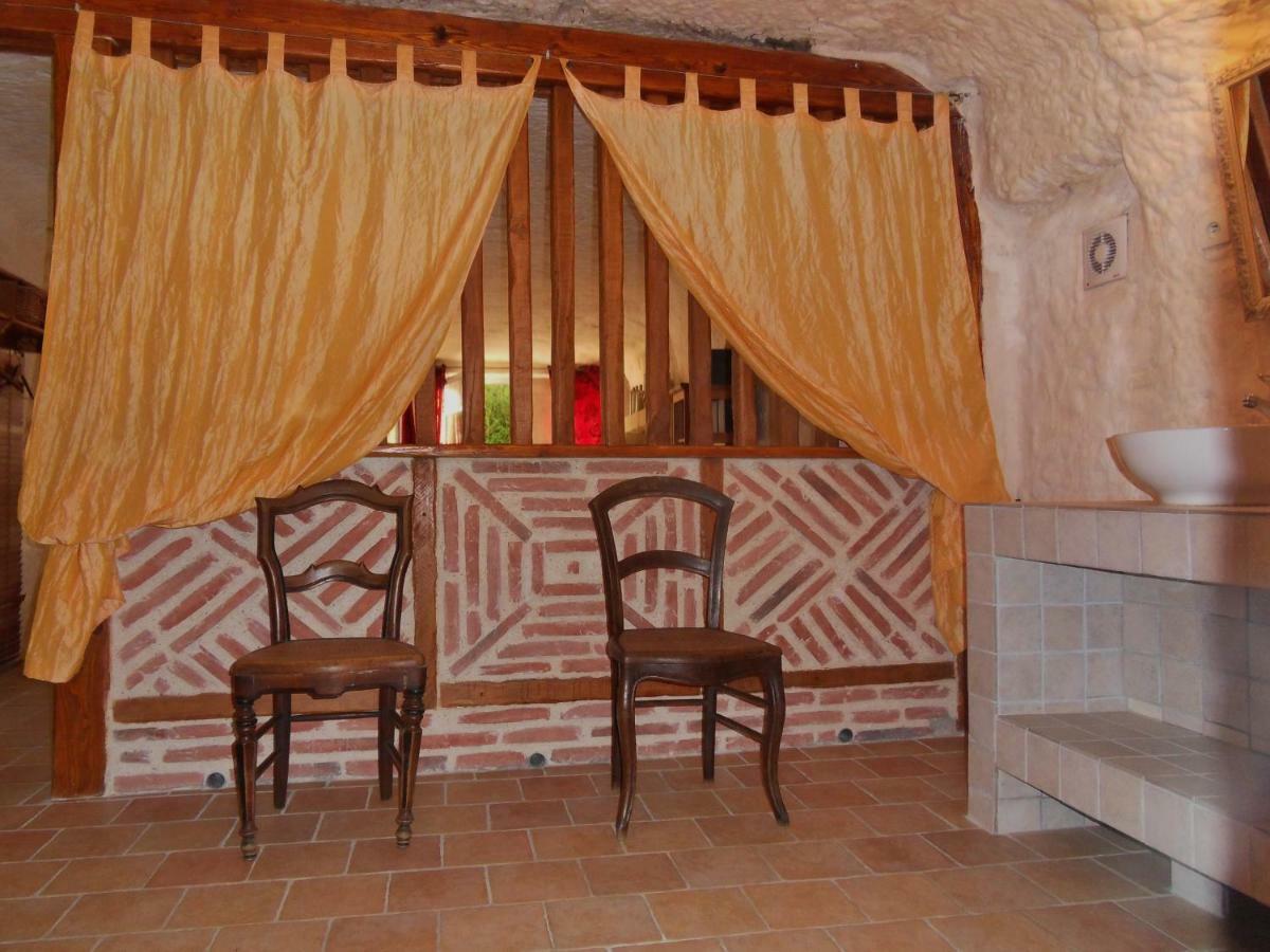 Troglodelice Bed and Breakfast Azay-le-Rideau Exteriör bild
