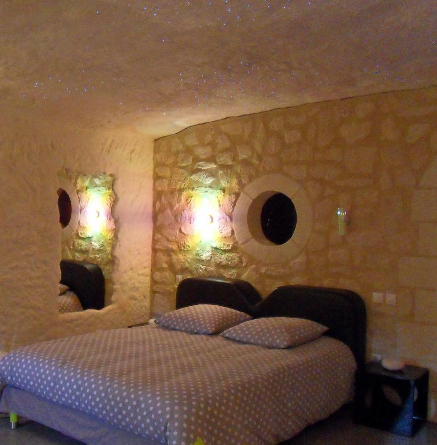 Troglodelice Bed and Breakfast Azay-le-Rideau Exteriör bild
