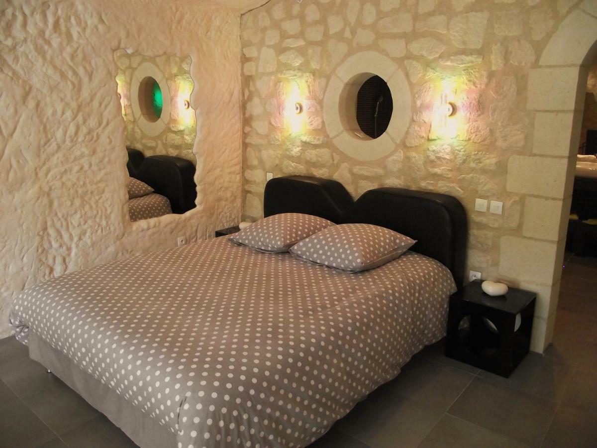 Troglodelice Bed and Breakfast Azay-le-Rideau Exteriör bild