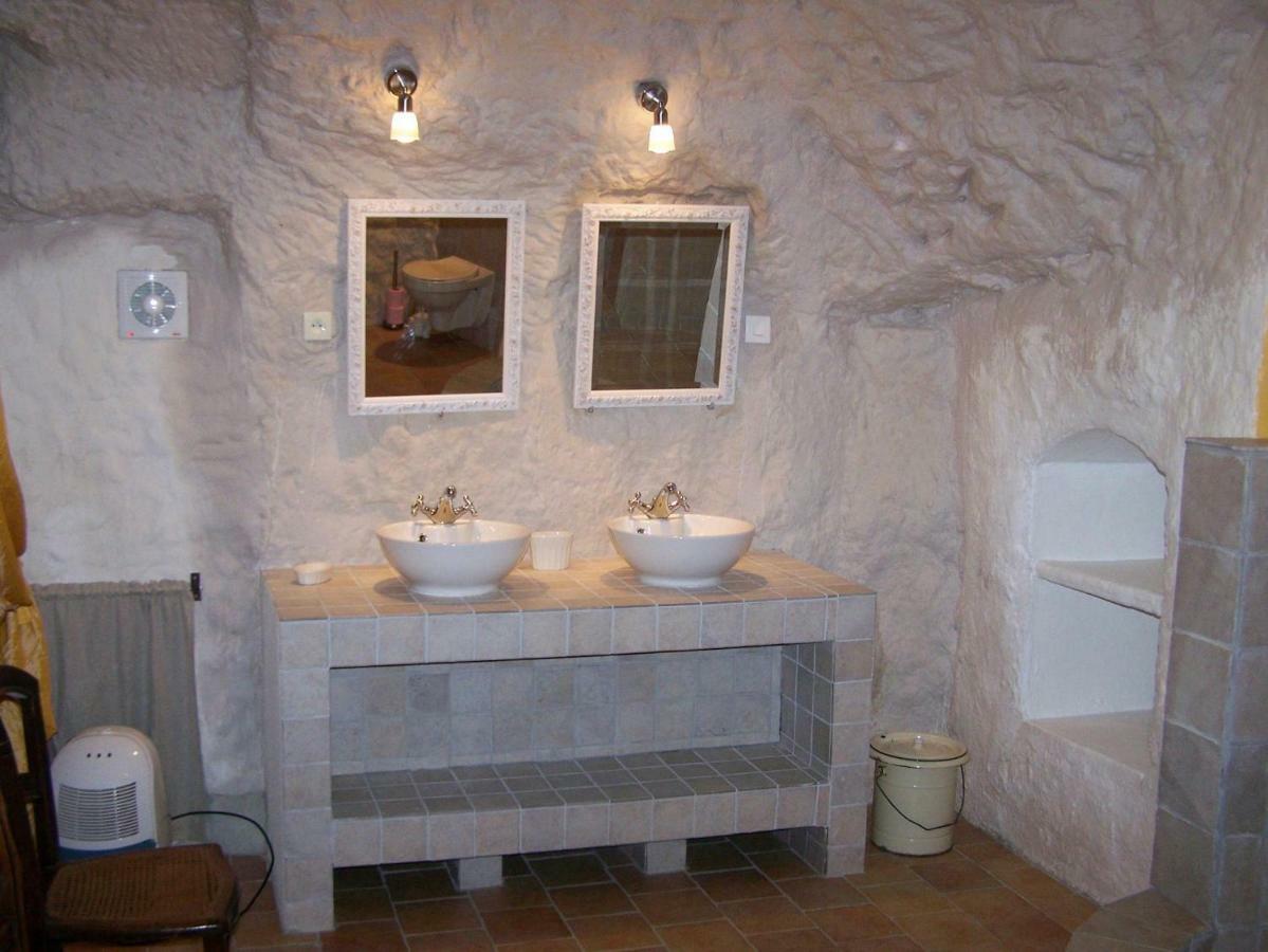 Troglodelice Bed and Breakfast Azay-le-Rideau Exteriör bild