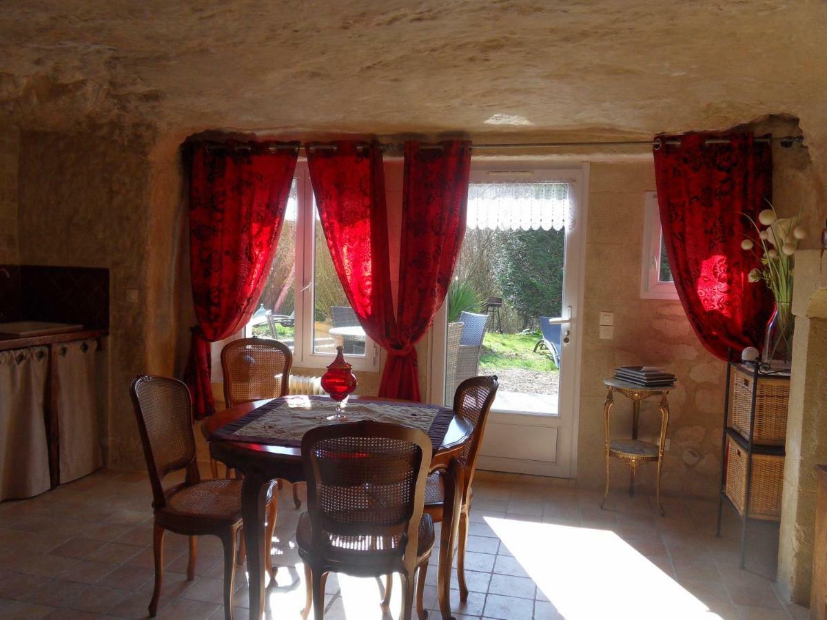 Troglodelice Bed and Breakfast Azay-le-Rideau Exteriör bild