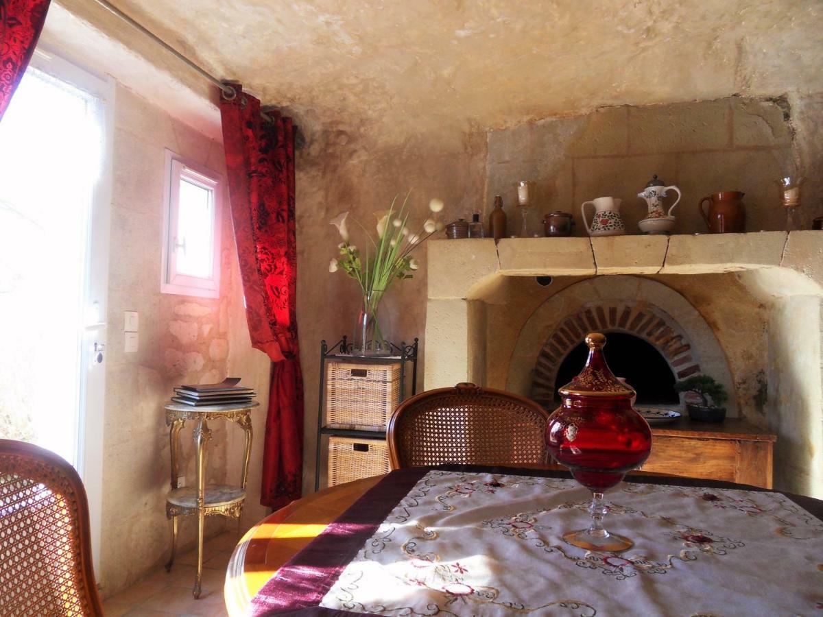 Troglodelice Bed and Breakfast Azay-le-Rideau Exteriör bild