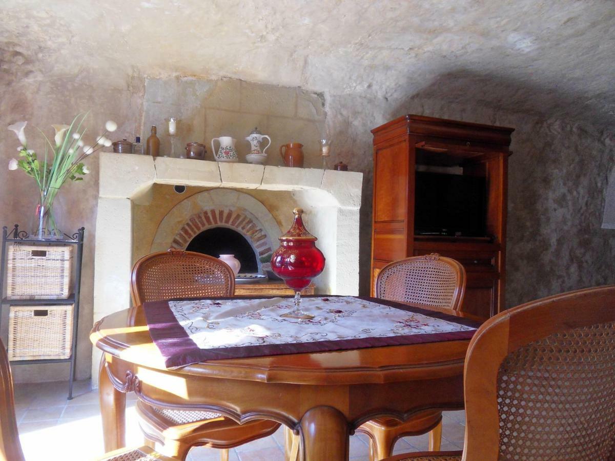 Troglodelice Bed and Breakfast Azay-le-Rideau Exteriör bild